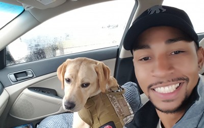 Nelly learns the skills to be a Service Dog